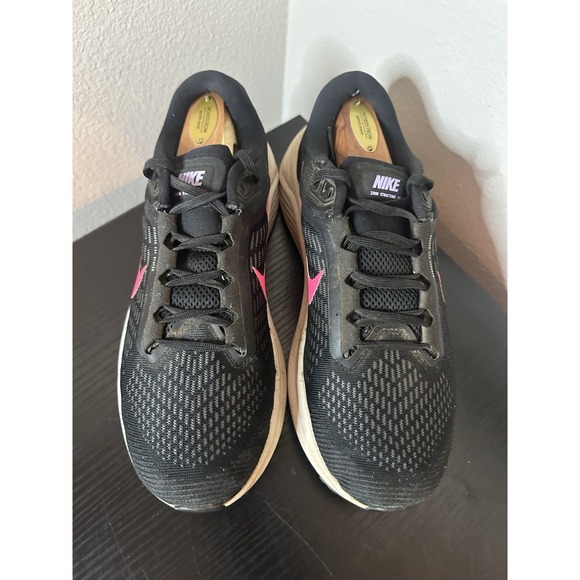 Nike Air Zoom Structure 24 Women's Size 10 Black Pink Athletic Running Shoes - Picture 3 of 9